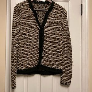 J McLaughlin gold/beige/black jacket